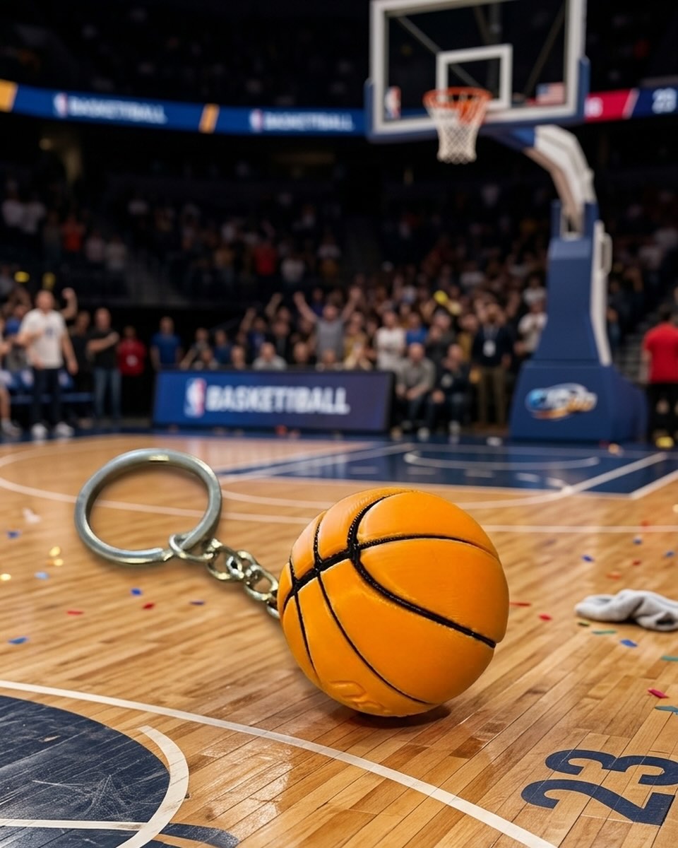 Chaveiro bola de basquete